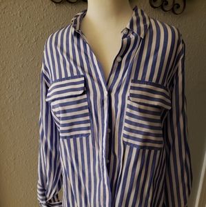 Express button up blouse.